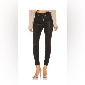 B(Air) The High Waist Ankle Skinny in Black Coating
7 For All Mankind